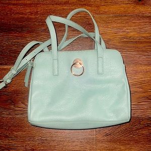 Blue crossbody purse